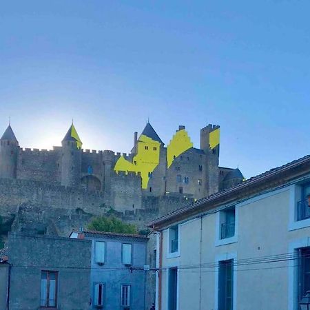 Le Templier Vue Cite Pied Cite Medievale Neuf Carcassonne Zewnętrze zdjęcie